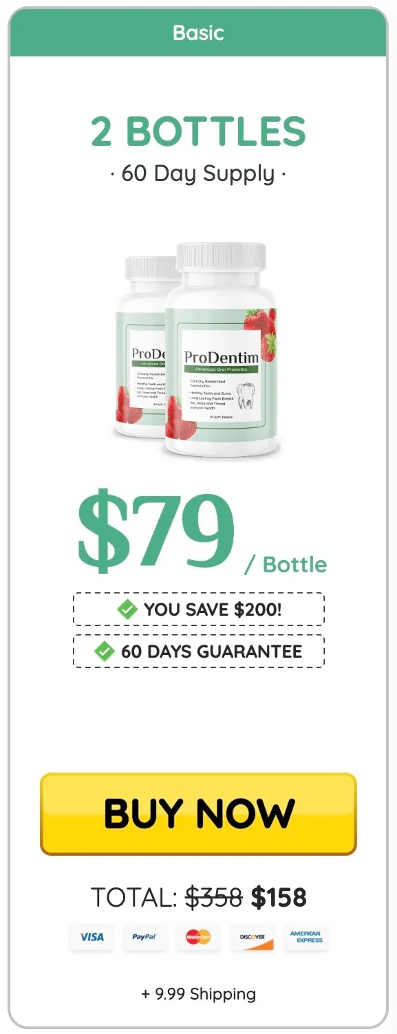 ProDentim 2 bottle supply